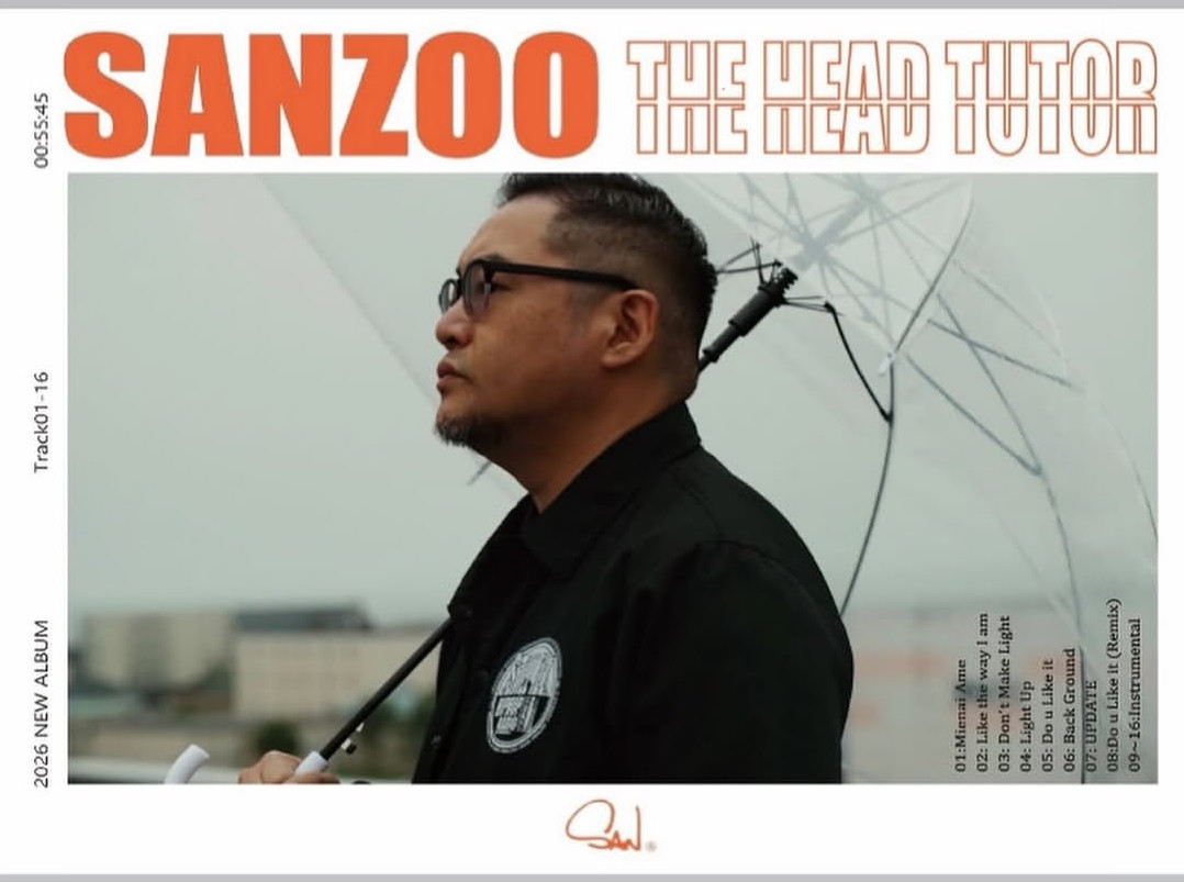 SANZOO『THE HEAD TUTOR』2026 NEW ALBUMのジャケット画像